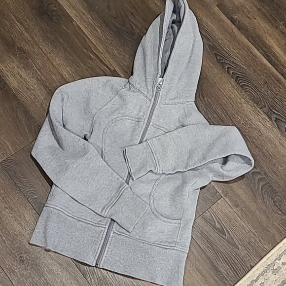 Lululemon Scuba Hoodie (Lined Hood)Heathered light Grey - Picture 11 of 12